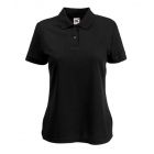 Koszulka damska Fit 65/35 Polo Czarna M