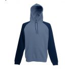 Bluza Baseball Hooded Sweat Stal Nieb/Ciem Gran S