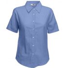 Koszula damska Fit S/S Oxford Shirt Ciemno Niebieska XXXL