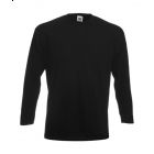 Koszulka z dł. r. Super Premium Czarna XL