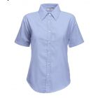 Koszula damska Fit S/S Oxford Shirt Niebieska XL