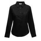 Koszula damska Fit L/S Poplin Shirt Czarna XL