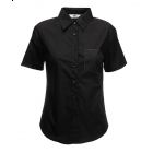 Koszula damska Fit S/S Poplin Shirt Czarna XS