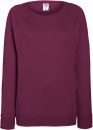 Bluza damska Raglan Lightweight Burgundowa M