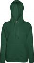Bluza damska z kapturem Lightweight Ciemnozielona XS