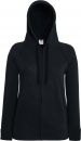 Bluza damska rozpinana z kapturem Lightweight Czarna XS