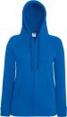 Bluza damska rozpinana z kapturem Lightweight Ciemnoniebieska XS