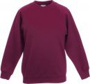 Bluza dziecięca Raglan Premium Burgundowa 3-4