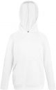 Bluza dziecięca z kapturem Lightweight Biała 5-6
