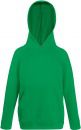 Bluza dziecięca z kapturem Lightweight Zielona 5-6