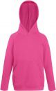 Bluza dziecięca z kapturem Lightweight Różowa 5-6