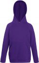 Bluza dziecięca z kapturem Lightweight Fioletowa 5-6