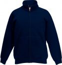 Bluza dziecięca z pełnym zamkiem Premium Ciemnogranatowa 5-6