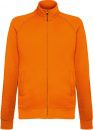 Bluza męska z pełnym zamkiem Lightweight Pomarańczowa S