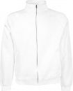 Bluza męska z pełnym zamkiem Premium Biała L