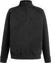 Bluza męska z zamkiem 1/2 Lightweight Czarna L