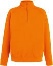 Bluza męska z zamkiem 1/2 Lightweight Pomarańczowa L