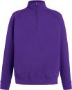 Bluza męska z zamkiem 1/2 Lightweight Fioletowa S