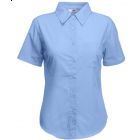 Koszula damska Fit S/S Poplin Shirt Niebieska M