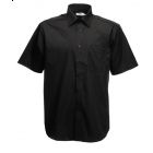 Koszula męska S/S Poplin Shirt Czarna L