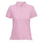 Koszulka damska Fit Polo Różowa M