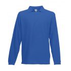 Koszulka męska Long Sleeve Polo Niebieska L