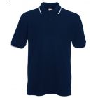 Koszulka męska Tipped Polo Ciemno Granatowa L