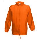Kurtka męska Windbreaker Pomarańczowa L
